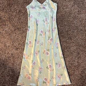 Jones New York Satin Floral Dress